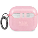 Karl Lagerfeld KLA3UCHGP AirPods 3 cover pink Glitter Choupette
