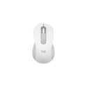 Logitech Signature M650 L LEFT Wireless Mouse, RF Wireless + Bluetooth, 4000 DPI, Off-White