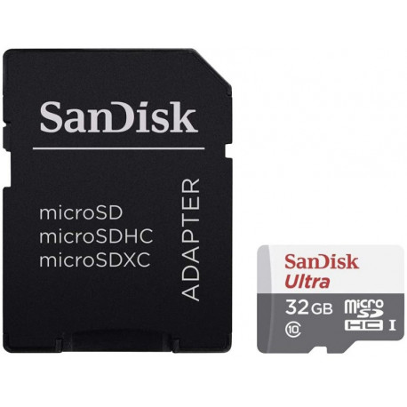 Sandisk memory card microSDHC 32GB Ultra UHS-I + adapter