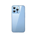 Phone case Baseus Crystal for iPhone 13 Pro (transparent) with all-tempered-glass screen protector a