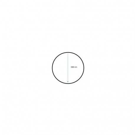 MIRROR ROUND 60 CM FRAME MDF GOLD