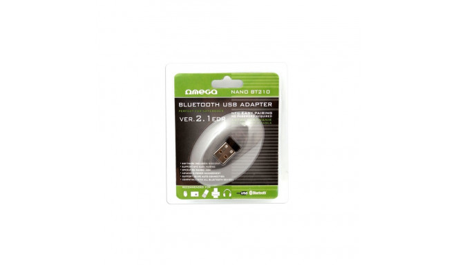 OMEGA USB BLUETOOTH BT-210 v2.1 EDR NANO SIZE VISTA BROADCOM [40713]
