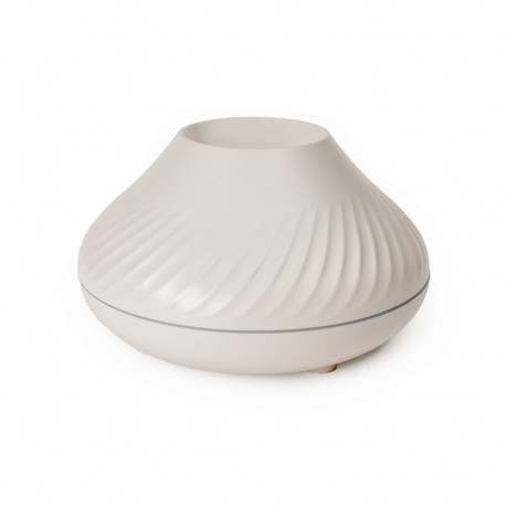 PLATINET FLAME AROMA DIFFUSER HUMIDIFIER 130ML 6,5W WHITE + 10 ML LAVENDER ESSENTIAL OIL [46112]