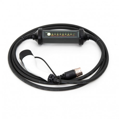 PLATINET EV MOBILE CHARGING STATION 7M CABLE TYPE2 5 ADAPTERS 6A-32A 22KW CHARGER [46018]