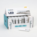 PLATINET TORCH FLASHLIGHT 2W 60LM WHITE 30PCS SET DISPLAY BOX [45769]