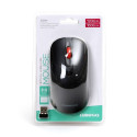 MOUSE OMEGA OM-520 1200-1600 DPI 4D WIRELESS FULL SIZE BLACK [45269]
