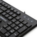 KEYBOARD US OMEGA OK-07 WIRED BLACK i