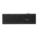 KEYBOARD US OMEGA OK-07 WIRED BLACK i
