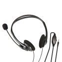 FREESTYLE HEADPHONES WITH MIC AND VOLUME CONTROL 1 X 3.5 MM JACK BLACK