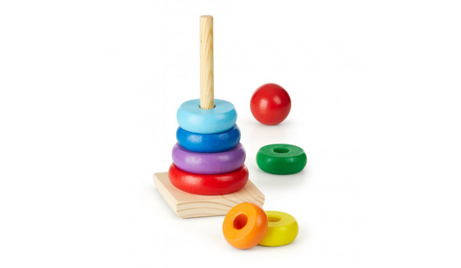 MELISSA & DOUG mängukomplekt Vikerkaare virnastaja