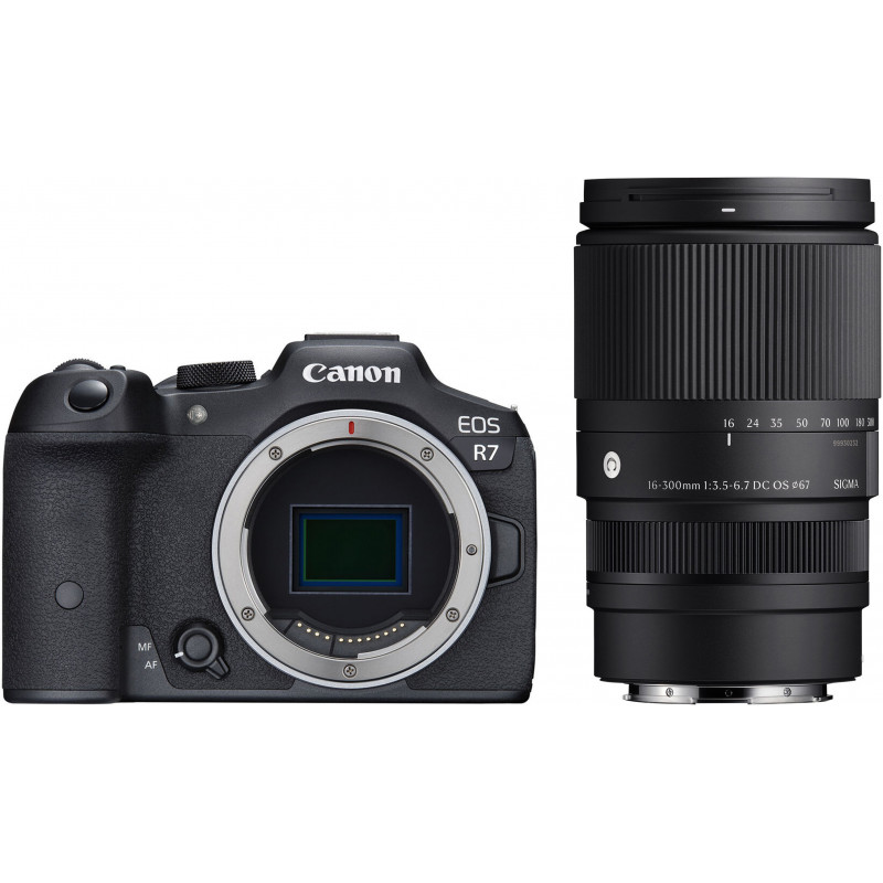 Canon EOS R7 + Sigma 16-300mm