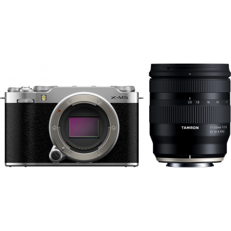 Fujifilm X-M5 + Tamron 11-20mm, silver