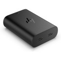 HP 65W USB-C Dual Port (45W+20W) GaN AC Power Adapter Travel Notebook Charger / fits ProBook 440 450