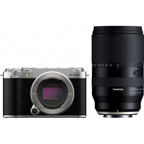 Fujifilm X-M5 + Tamron 18-300mm, silver