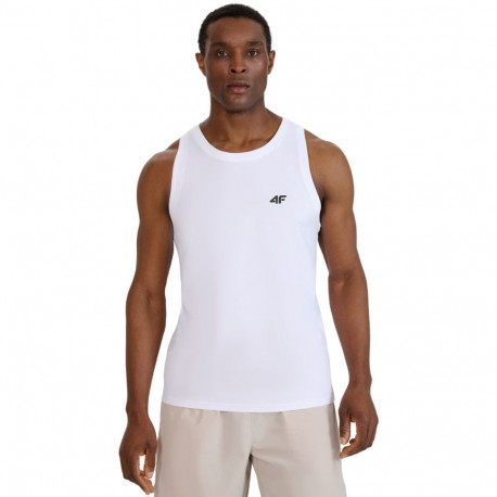 Koszulka męska 4F M126 biała 4FWMM00TSLEM126 10S 2XL