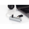 Digitus USB Type-C™ 3-pordiline ja kiire Ethernet LAN adapter hub