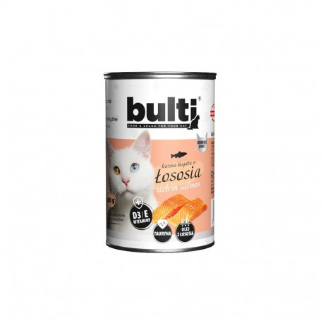 BULTI Rich in salmon - wet cat food - 400g