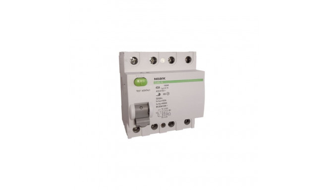 108366 Residual current circuit breakers Noark Ex9L-N 4P 40A A 100mA