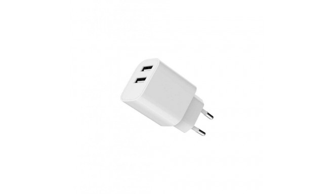 Gembird CHARGER USB UNIVERSAL WHITE/2P TA-UC-2A12-01