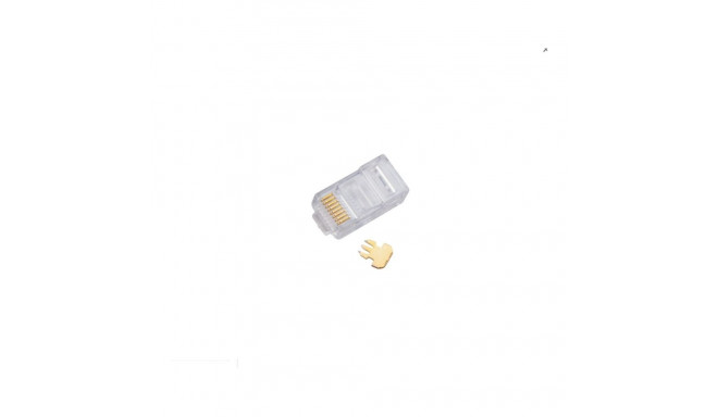 Wire Connector - Alantec WT118 RJ-45 Cat5e U/UTP Male Transparent