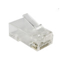 Wire Connector - Alantec WT118 RJ-45 Cat5e U/UTP Male Transparent