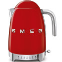 Electric Kettle - Smeg 50's Style 1.7L 7 Temp Settings Automatic Shut-off Red