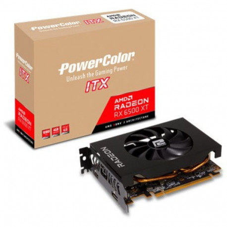"RX 6500XT 4GB PowerColor Radeon GDDR6 1Fan"