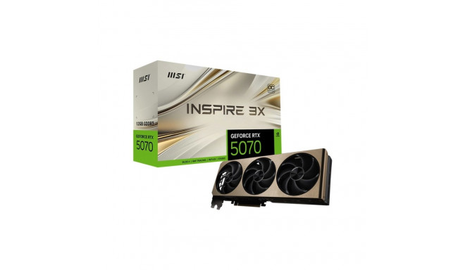 Graphics card GeForce RTX 5070 12G INSPIRE 3X OC