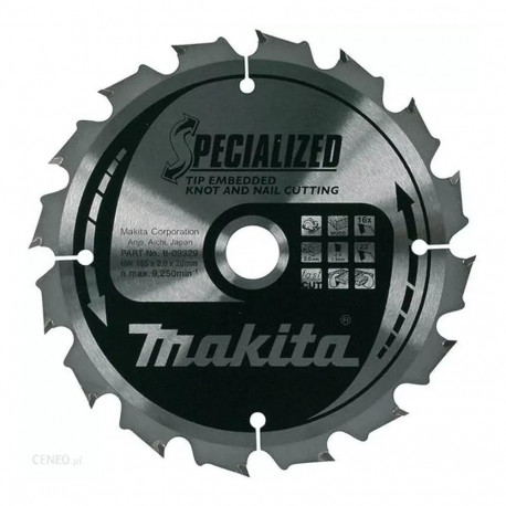 MAKITA ketassaag 235x30x48z spetsiaalne puit (naelte ja oksakohtadega)