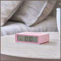 Lexon Flip Mini dual-sided alarm clock pink