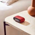 Lexon Minut Mini Alarm Clock dark red LR154DR