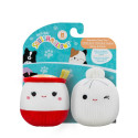 SQUISHMALLOWS Kaheosaline Piiksuv Pehme Koeramänguasi, 9 cm