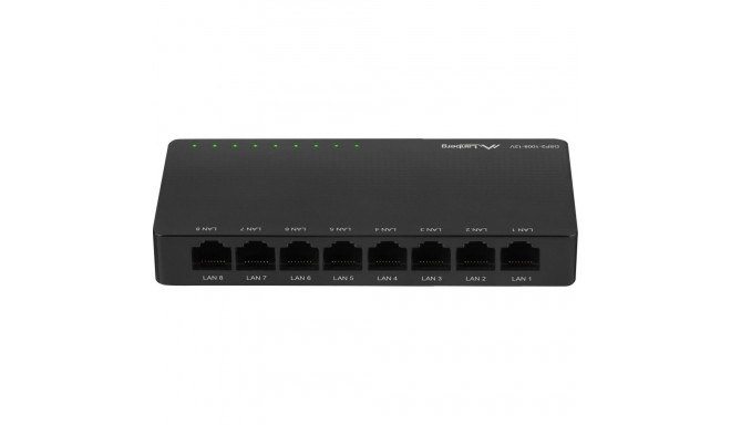 Lanberg switch 8x 100Gb/s unmanaged 12V