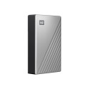 WD My Passport Ultra 4TB hõbedane USB-C/USB3.0 2.5-tolline metallviimistlusega kaasaskantav väline k