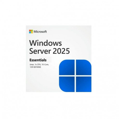 HPE Microsoft Windows Server 2025 10-core Essentials Reseller Option Kit en/fr/de/es/it/pt/nl SW