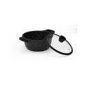 CASSEROLEDOMOLETTI BLACK MARBLE D24CM 4L