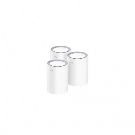 Cudy M3000 3-PACK mesh wi-fi system Dual-band (2.4 GHz / 5 GHz) Wi-Fi 6 (802.11ax) Grey, White 1 Int