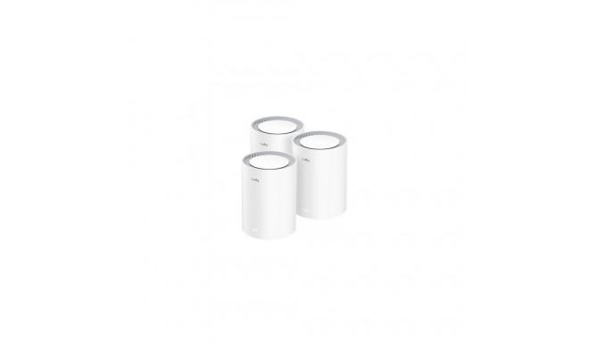 Cudy M3000 3-PACK mesh wi-fi system Dual-band (2.4 GHz / 5 GHz) Wi-Fi 6 (802.11ax) Grey, White 1 Int