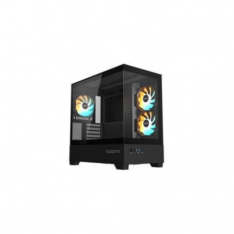 GIGABYTE C201 PANORAMIC PC Case - Mid Tower, m-ATX, 360mm radiator support, 3 Pre-installed Fans, US