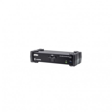 ATEN 2-Port USB 3.0 4K HDMI KVMP™ Switch with Audio Mixer Mode