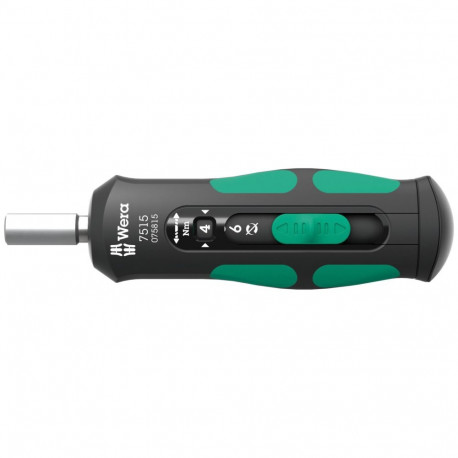 Wera 7515 Kraftform Safe-Torque Speed momentikruvikeeraja 2-6Nm