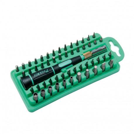 Atsuktuvo su keičiamais antgaliais rinkinys (58 dalys) skirtas išmaniųjų telefonų, kompiuterių, elek