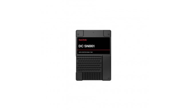 SSD|SANDISK|DC SN861|3.84TB|U.2|PCIe Gen5|NVMe|Write speed 7200 MBytes/sec|Read speed 13700 MBytes/s