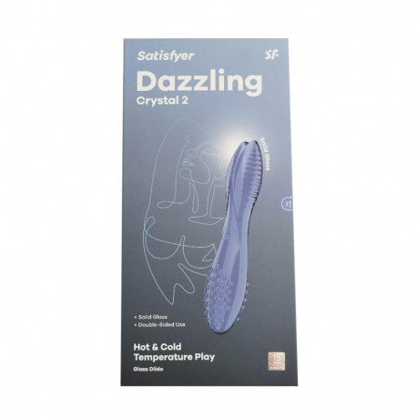Satisfyer dildo Dazzling Crystal 2, sinine