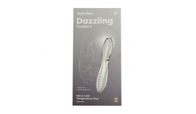 SATISFYER DAZZLING CRYSTAL 2 DILDO TRANSPARENTE 1UN
