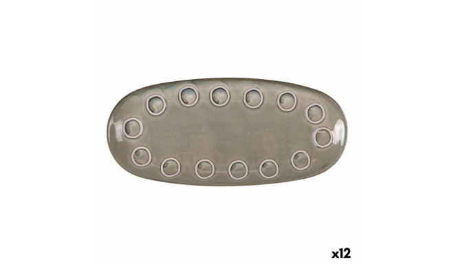 Serveerimisvaagen La Mediterránea Almudena Hall ovaalne 33 x 14,8 x 2,7 cm (12 Ühikut)