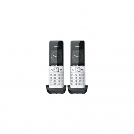 Gigaset juhtmevaba telefon Comfort 500HX duo, hõbe-must