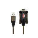 UNITEK Y-105A must serialkaabel 1.5 m USB Type-A DB-9