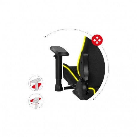 Huzaro Force 6.3 PC mänguritool ämber (kiigutav) iste must, mitmevärviline