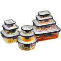 GEFU MILO Rectangular Container 1 L Grey, Transparent 1 pc(s)
